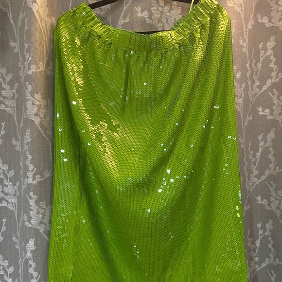 J Cree Neon Green Skirt - Picture 3 of 4